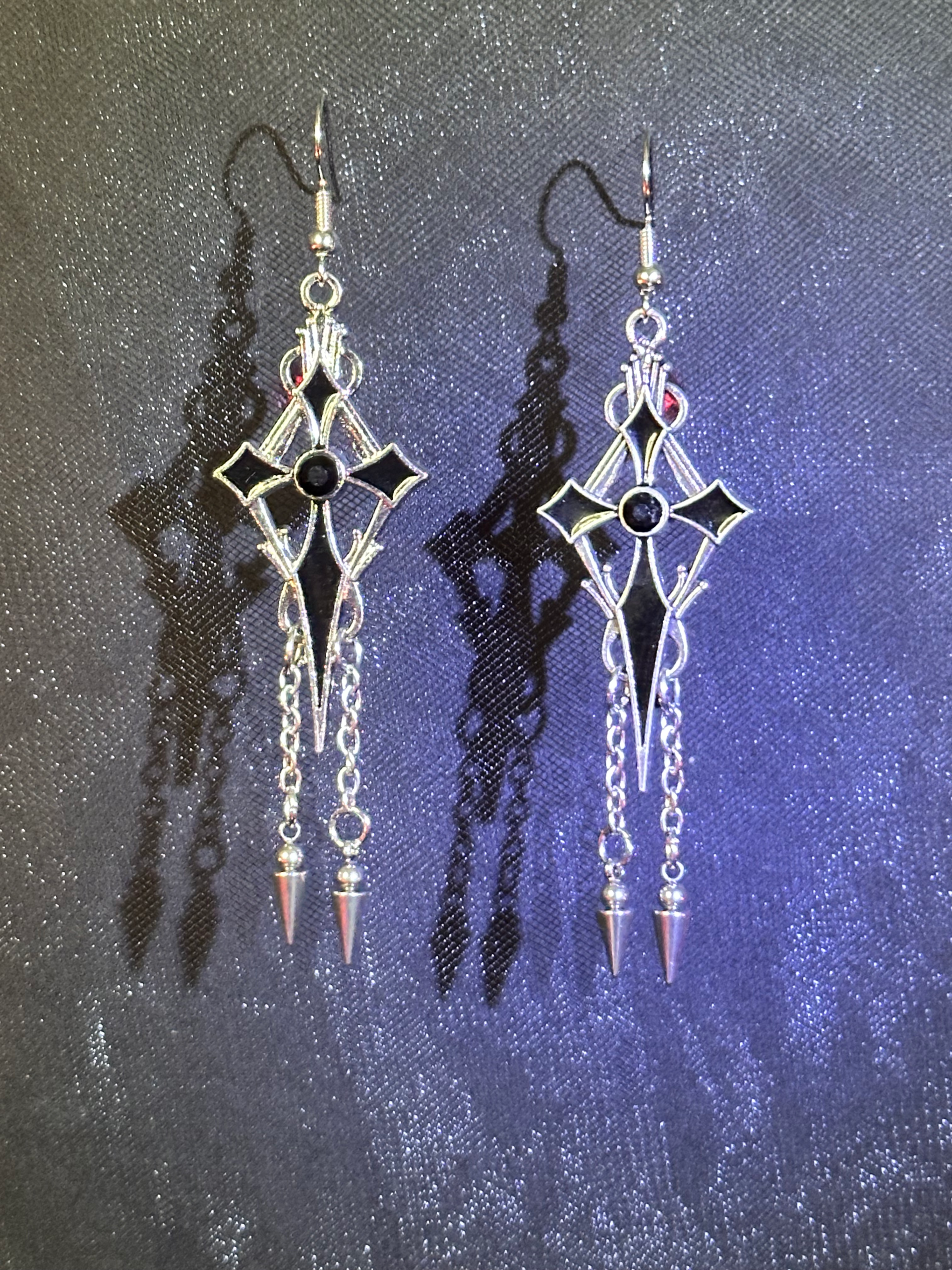 Silver Cross & Spikes